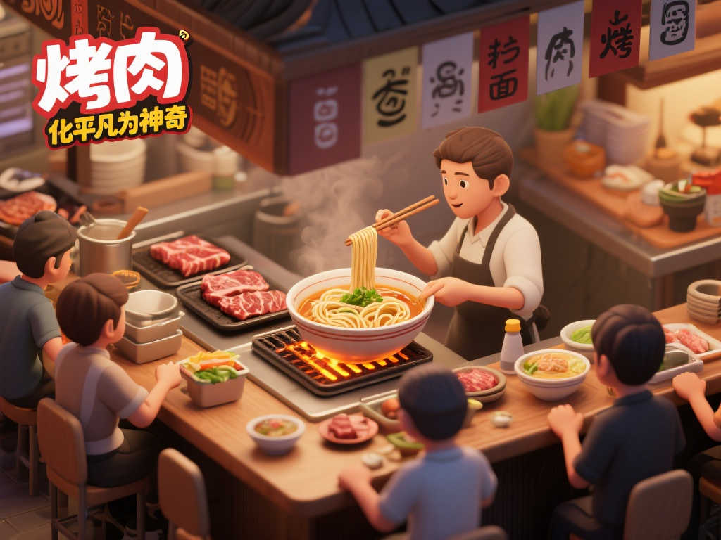 从烧肉到拉面:开发团队全新力作《拉面模拟器》震撼亮相 从烧肉到拉面:开发团队全新力作《拉面模拟器》震撼亮相