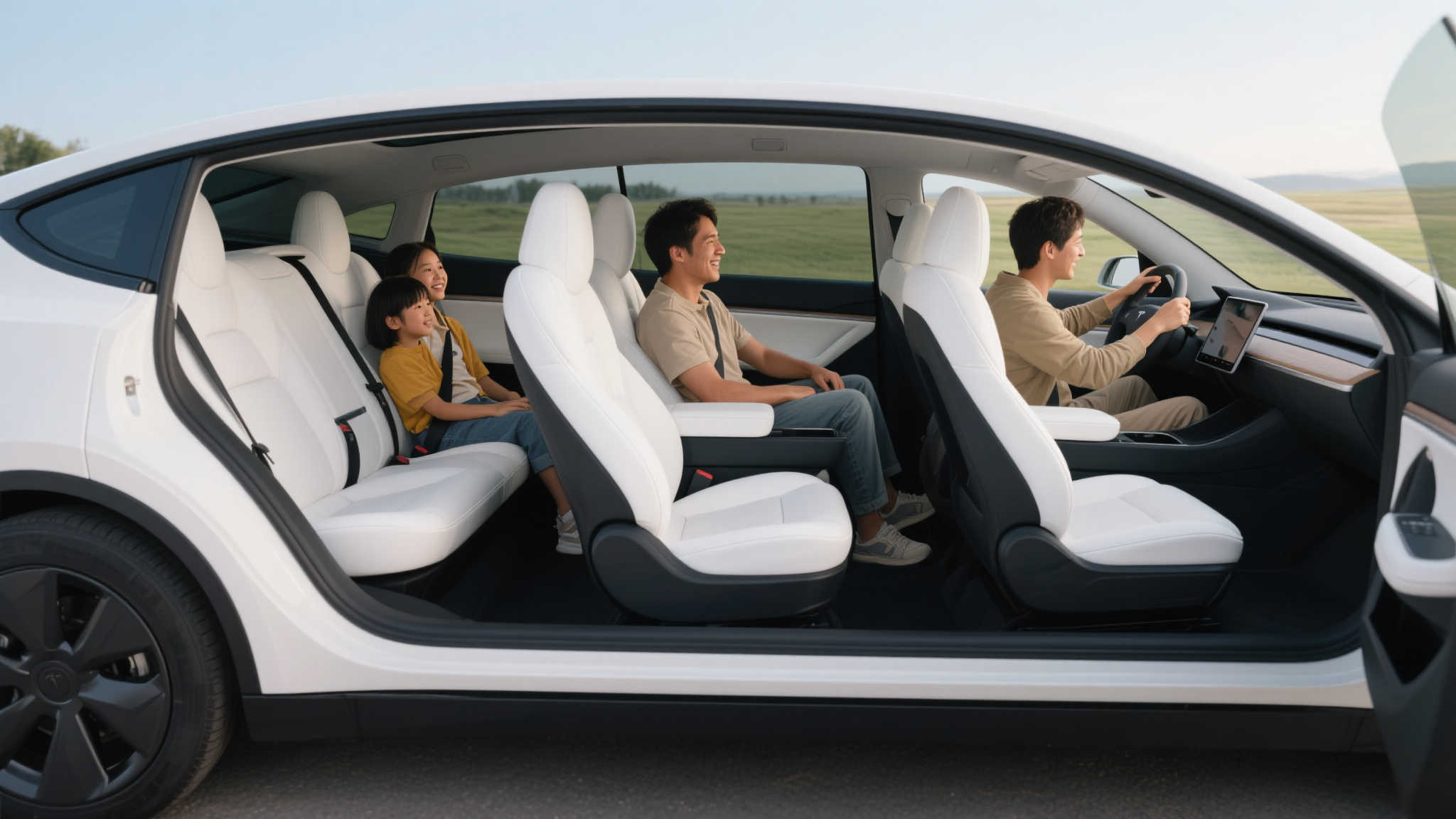 特斯拉Model Y长轴豪华版发布，全场景六座SUV正式亮相！